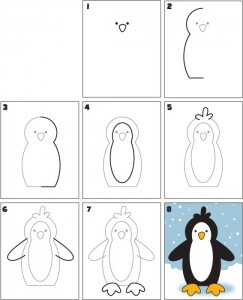How To Draw a Penguin | Kid Scoop