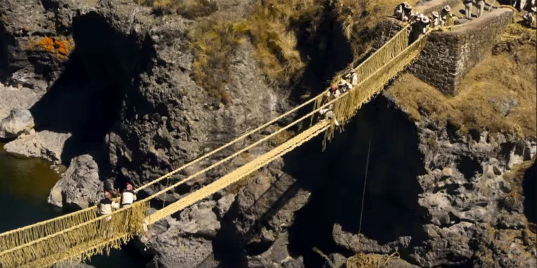 A Rope Suspension Bridge