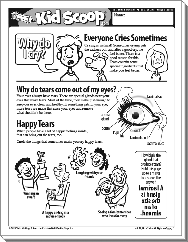 Curious Kids: Why do tears come out of our eyes when we cry?