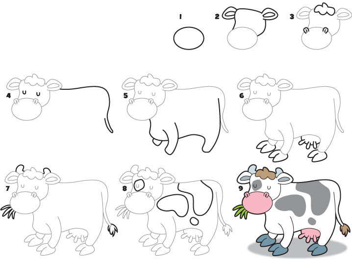 how-to-draw-a-cow