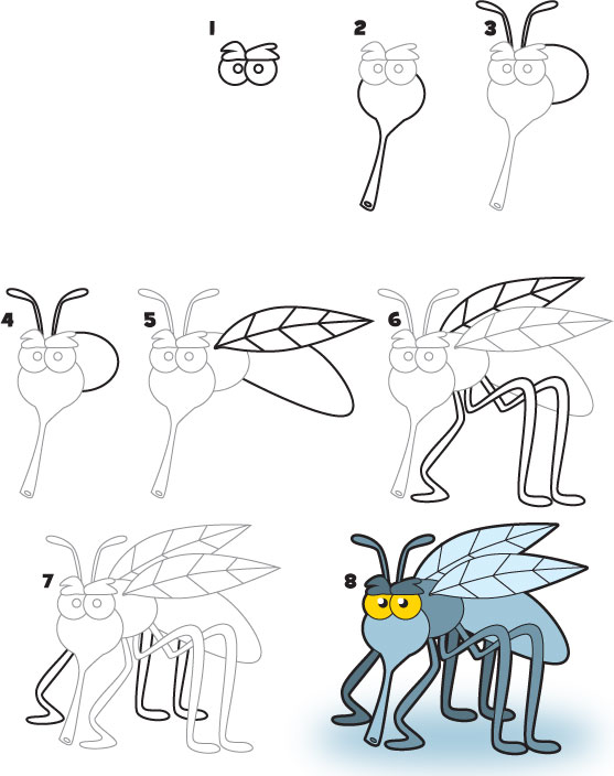 how-to-draw-a-mosquito