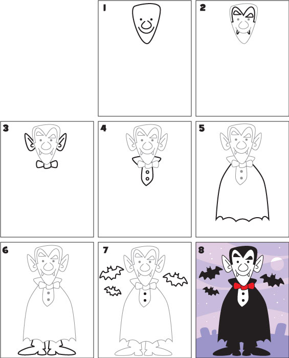 How To Draw A Vampire Kid Scoop